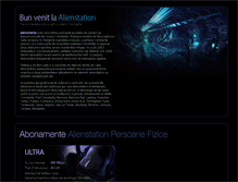 Tablet Screenshot of alienstation.ro